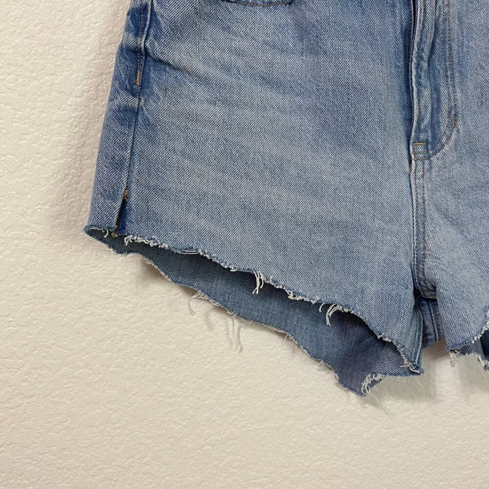 American Eagle Baggy Jean Cutoff Shorts Size 0
